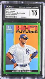 2022 Bowman #HIFI-11 Jasson Dominguez Hi-Fi Futures /99 CGC 10
