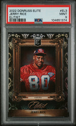 2022 Donruss Elite Elitist Jerry Rice #EL-3 PSA 9