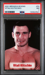 2001 Brown's Boxing Vitali Klitschko #53 PSA 7