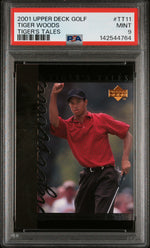 2001 Upper Deck Tiger's Tales Tiger Woods #TT11 PSA 9