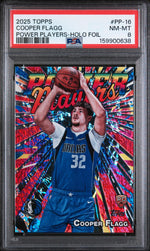 2025 Topps Power Players Holo Foil Cooper Flagg #PP-16 PSA 8