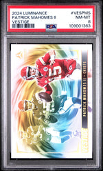 2024 Panini Luminance Vestige Patrick Mahomes II #VESPMS PSA 8