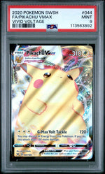 2020 Pokemon Sword and Shield Vivid Voltage Pikachu Vmax #44 PSA 9