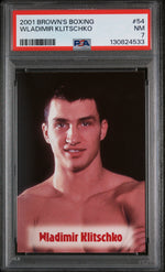 2001 Brown's Boxing Wladimir Klitschko #54 PSA 7