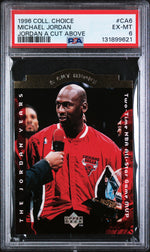 1996 Collector's Choice Jordan A Cut Above Michael Jordan #CA6 PSA 6