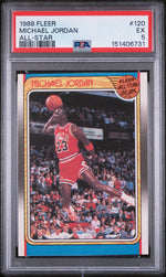 1988 Fleer All Star Michael Jordan #120 PSA 5