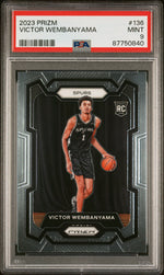 2023 Panini Prizm Victor Wembanyama #136 PSA 9