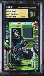 2021 Prizm #PJ-26 Kenneth Gainwell Premier Jerseys CGC 10