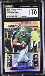 2024 Contenders #79 Jalen Hurts Conference Ticket /49 CGC 10