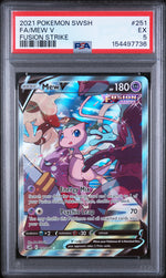2021 Pokemon Sword and Shield Fusion Strike Mew V #251 /264 PSA 5