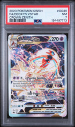 2023 Pokemon Sword and Shield Crown Zenith Galarian Gallery Deoxys Vstar #GG46 PSA 7