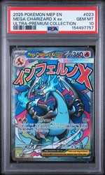 2025 Pokemon Black Star Promo Ultra Premium Collection Mega Charizard X Ex #023 PSA 10