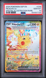 2024 Pokemon Scarlet and Violet Surging Sparks Special Illustration Rare Pikachu Ex #238 PSA 10