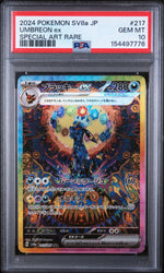 2024 Pokemon Scarlet and Violet Terastal Festival Ex Japanese Special Art Rare Umbreon Ex #217 PSA 10
