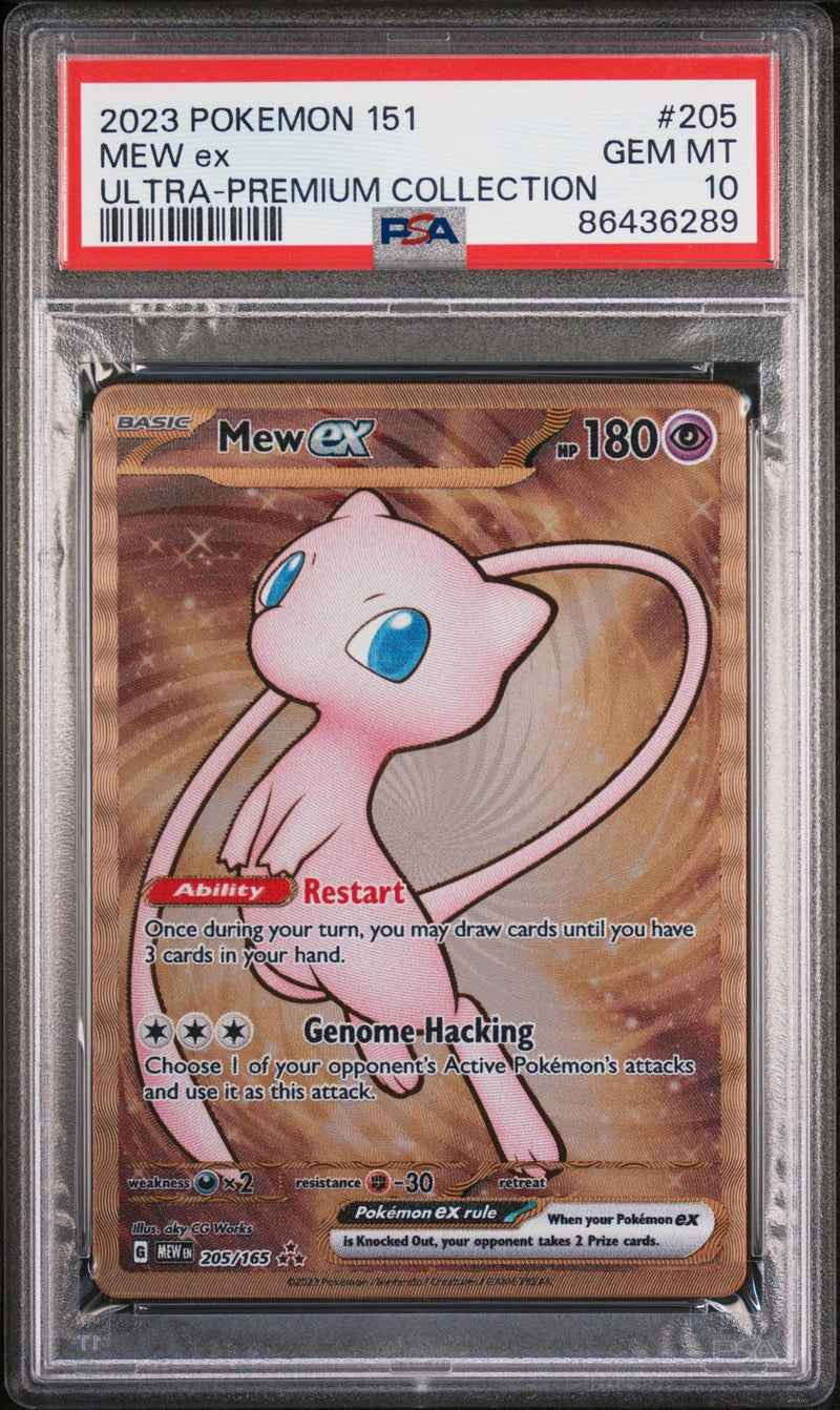 2023 Pokemon Scarlet and Violet Mew 151 Ultra Premium Collection Mew Ex #205 PSA 10