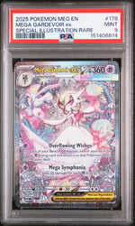 2025 Pokemon Mega Evolution Special Illustration Rare Mega Gardevoir Ex #178 PSA 9