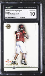 2001 Dynagon #110 Michael Vick CGC 10