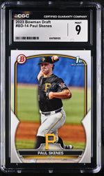 2023 Bowman #BD-14 Paul Skenes Bowman Draft CGC 9