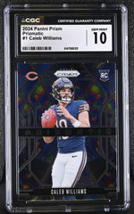 2024 Prizm #1 Caleb Williams Prizmatic CGC 10