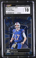2024 Donruss Optic #5 Josh Allen My House! CGC 10