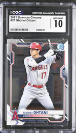 2021 Bowman Chrome #27 Shohei Ohtani CGC 10