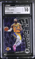 2022 Mosaic #4 LeBron James Elevate CGC 10