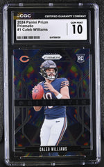 2024 Prizm #1 Caleb Williams Prizmatic CGC 10