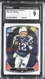 2014 Bowman Chrome #28 Tom Brady CGC 9