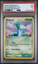 2006 Ex Dragon Frontiers English Reverse Holo Dragonair #28 PSA 7