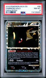 2010 Pokemon Heartgold and Soulsilver Undaunted Holo Umbreon #86 PSA 8