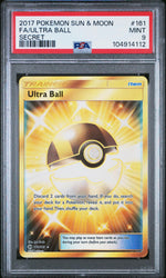 2017 Pokemon Sun and Moon Ultra Ball #161 PSA 9