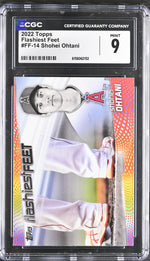 2022 Topps #FF-14 Shohei Ohtani Flashiest Feet CGC 9
