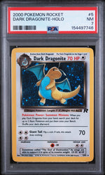 2000 Pokemon Team Rocket Holo Dark Dragonite #5 PSA 7