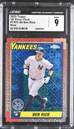 2025 Topps Chrome #T90C-86 Ben Rice '90 Silver Pack CGC 9