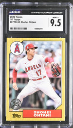 2022 '87 Topps #87TB-50 Shohei Ohtani 35th Anniversary CGC 9.5