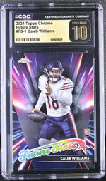 2024 Topps Chrome #FS-1 Caleb Williams Future Stars CGC 10