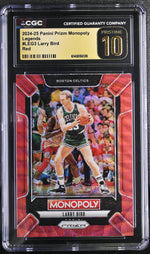 2024 Prizm #LEG3 Larry Bird Monopoly Legends CGC 10