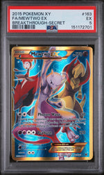 2015 Breakthrough English Mewtwo Ex #163 PSA 5