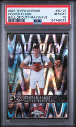 2025 Topps Chrome Raywave Refractor Cooper Flagg #BD-21 PSA 10