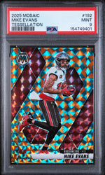 2025 Panini Mosaic Mosaic Tessellation Mike Evans #192 /15 PSA 9