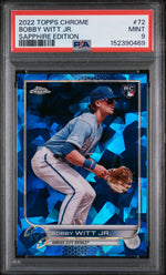 2022 Topps Chrome Sapphire Edition Bobby Witt Jr. #72 PSA 9