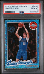 2025 Topps Chrome Silver Pack '80-81 Topps Cooper Flagg #TC-CF PSA 10