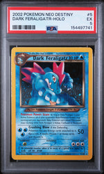 2002 Pokemon Neo Destiny Holo Dark Feraligatr #5 PSA 5