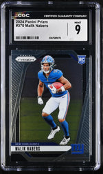 2024 Prizm #370 Malik Nabers CGC 9