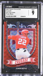 2021 Chronicles #18 Juan Soto Crusade /199 CGC 9