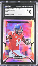 2019 Prizm Draft Picks #133 D.K. Metcalf CGC 10