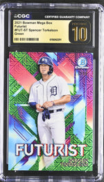 2021 Bowman #FUT-ST Spencer Torkelson Futurist /99 CGC 10