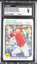 2022 Topps Heritage #NAP-4 Shohei Ohtani New Age Performers CGC 9