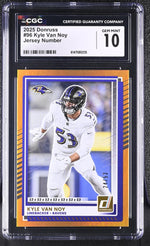 2025 Donruss #96 Kyle Van Noy Jersey Number /53 CGC 10