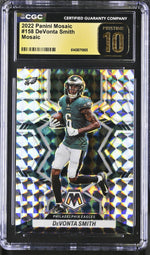2022 Mosaic #158 DeVonta Smith Prizm CGC 10